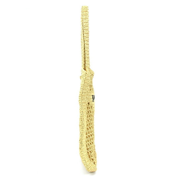 Prada Shoulder Tote Raffia Bag Basket Natural - Picture 1 of 5